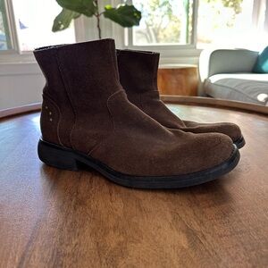 Franco Fortini Men's Size 8 Sturgis Leather size zip Boot